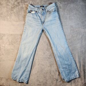 Polo Ralph Lauren Jeans Womens 25R Straight Cropped Flare Denim Light Wash